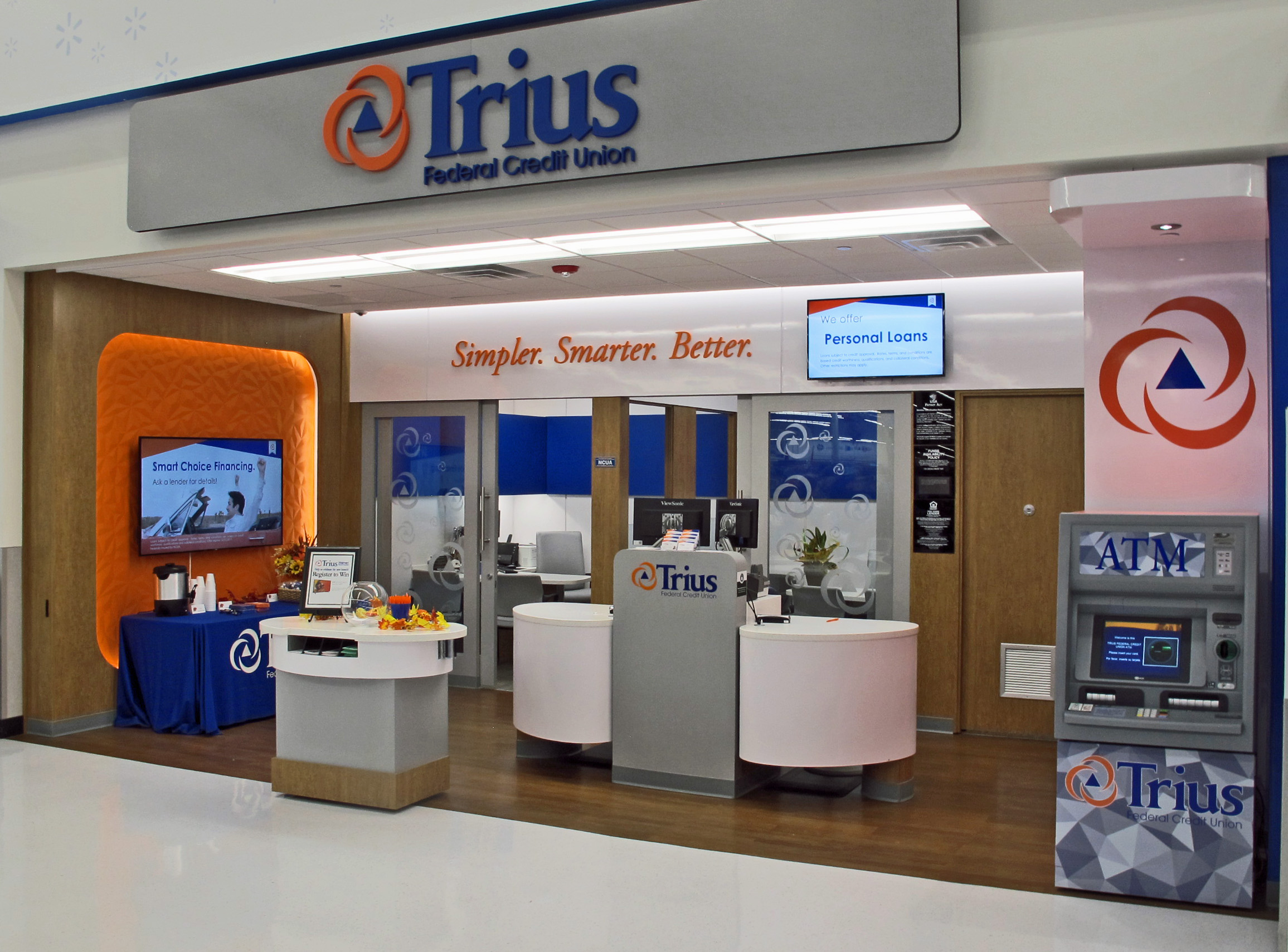 Trius Federal Credit Union in-store branch inside Walmart in Kearney, NE