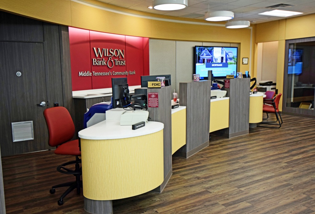 Wilson Bank & Trust in-store branch inside Walmart in Lebanon, TN